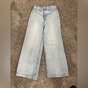Pistola Light Wash Wide Leg Jeans